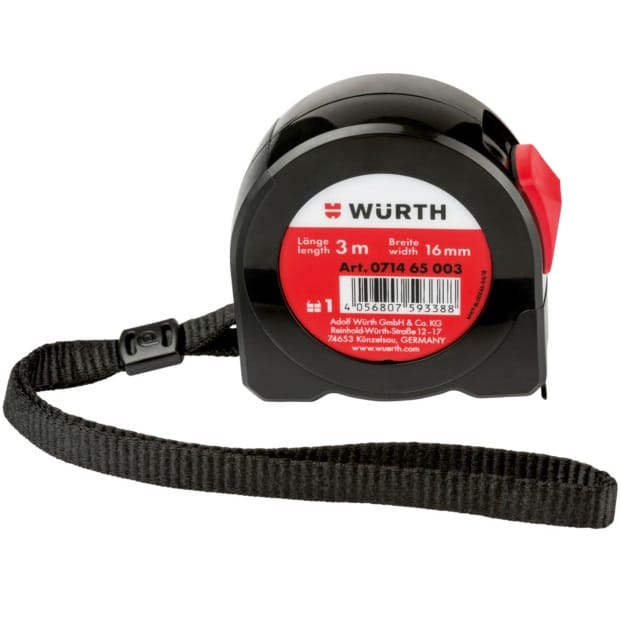 Рулетка Wurth 1K-PT18 3 м 71465003 1 71465003