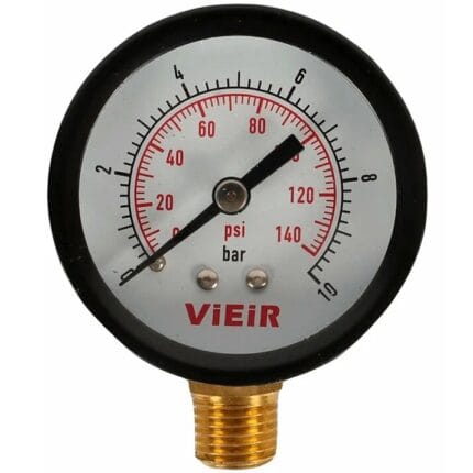 Манометр радиальный Vieir 50 мм 10 бар YLA10