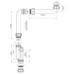 Сифон для умывальника McAlpine HC13SPS-X32PF — изображение 2