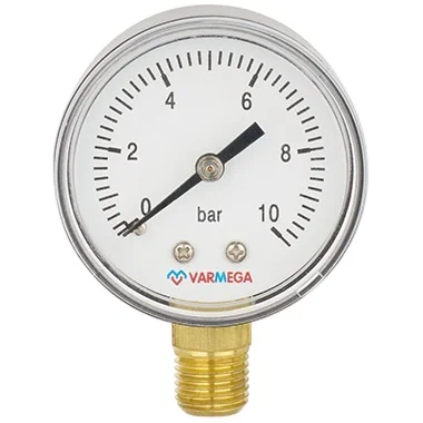 Манометр радиальный Varmega 50 мм 10 бар VMMT10-501002
